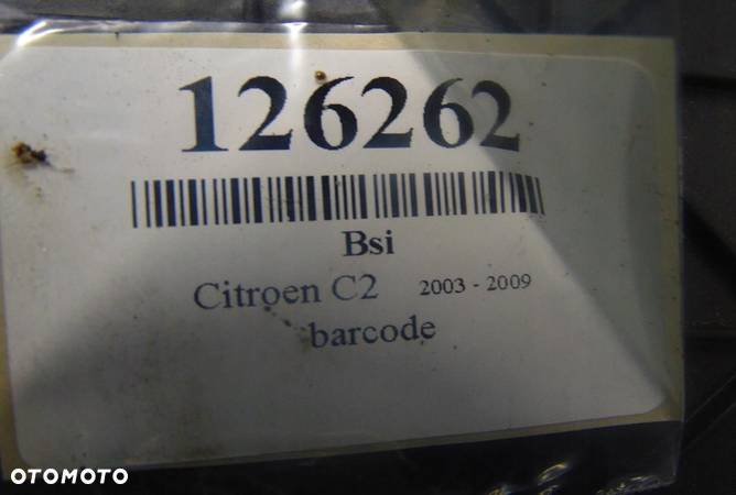 CITROEN C2 1.4 MODUŁ BSI 9650585780 - 4