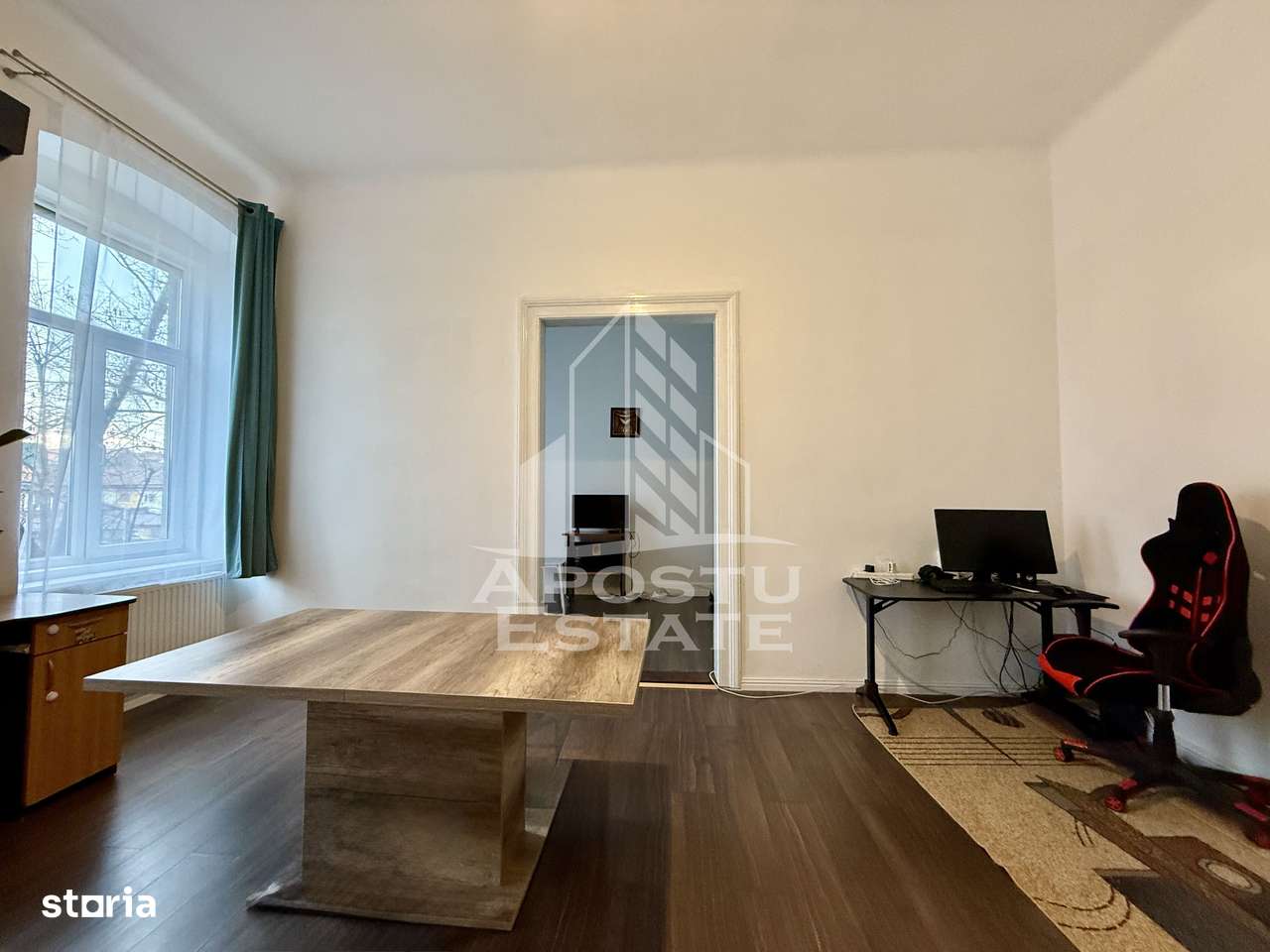 Apartament 3 camere, renovat, vedere la Bega, zona centrala - Imagine principală: 3/13