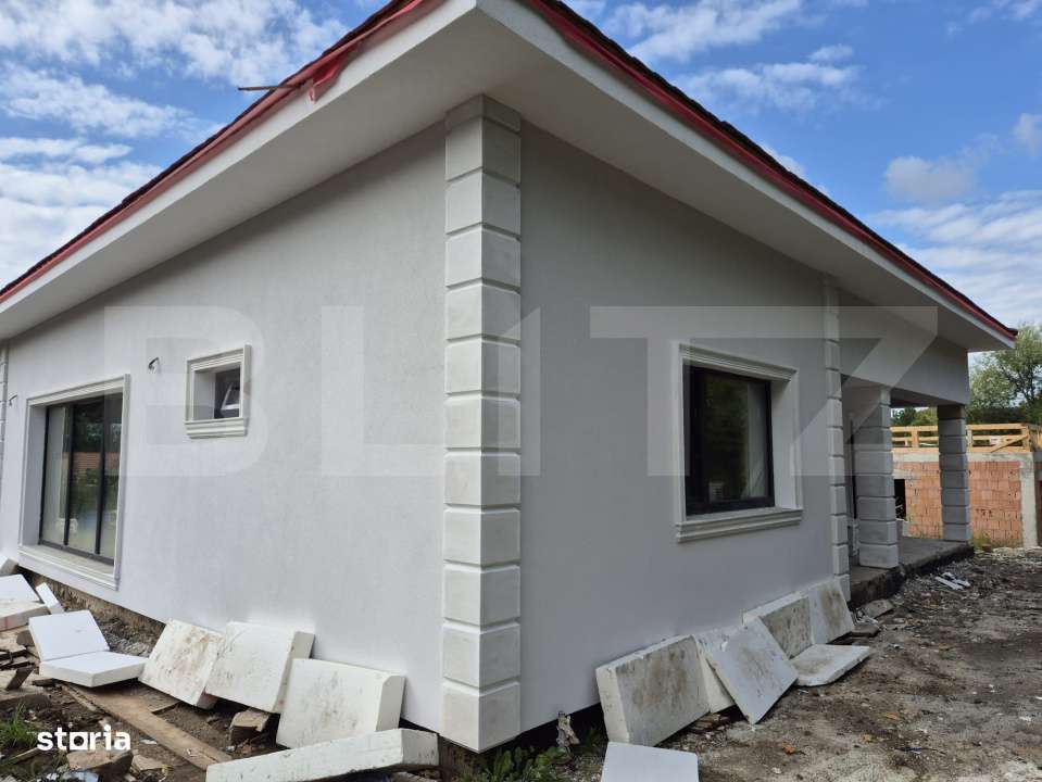 Casa semifinisata pe un nivel, 600mp teren - Imagine principală: 4/10