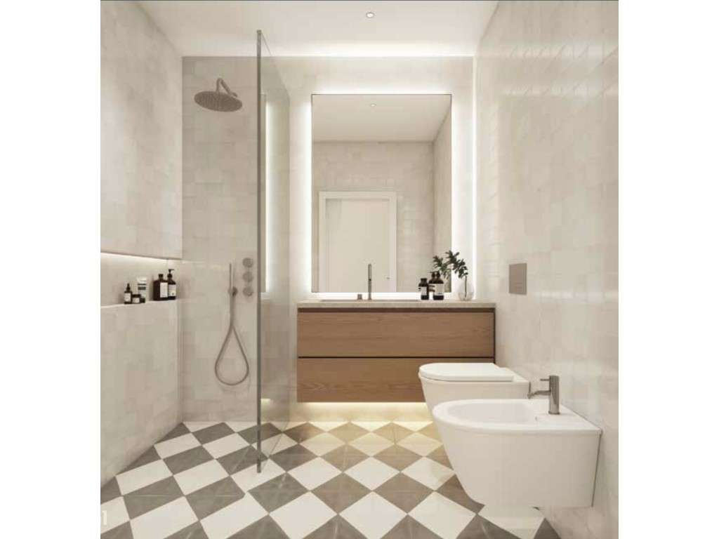 Apartamento T3 com varanda e estacionamento na Estrela-12