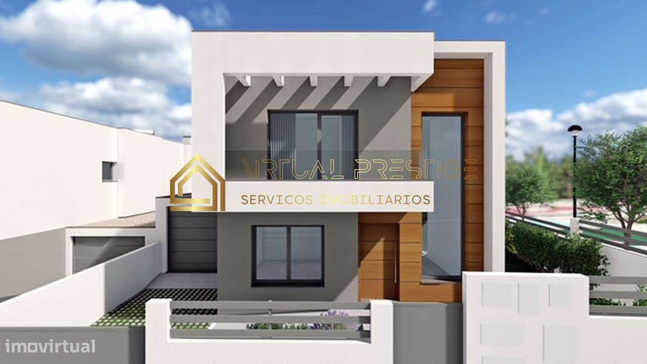 Moradia T4 nova com piscina e garagem – Charneca da Caparica-7