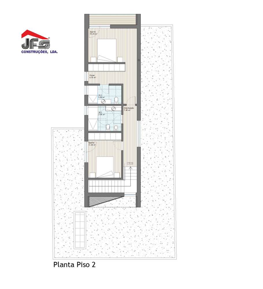 Moradia T3 c/ piscina e garagem 3 viaturas - Bitarães - Paredes-9