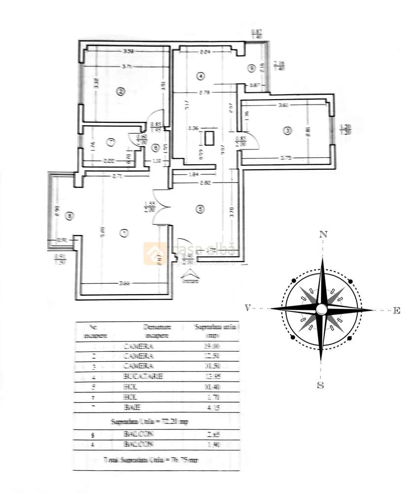 Mobilat & utilat, 3 camere, doua balcoane, bloc 1990, boxa & debara - Imagine principală: 2/20