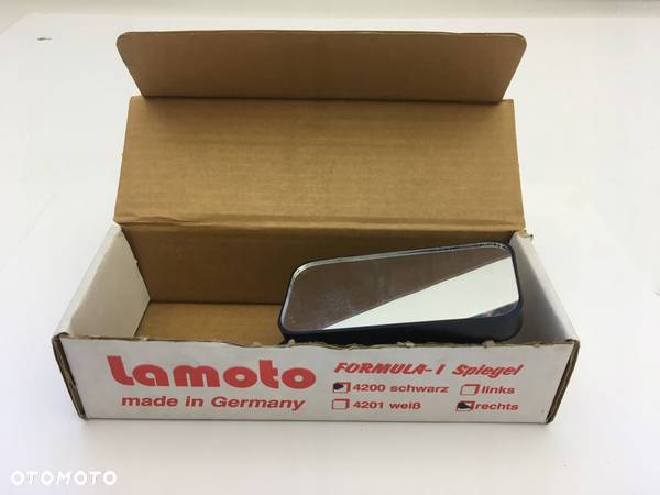 LAMOTO Lusterko motocyklowe tuning czarny mat P - 10