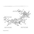 Carlig de remorcare - MERCEDES - GLK - SUV - sistem semidemontabil -cu suruburi - din 2008/10 - 5