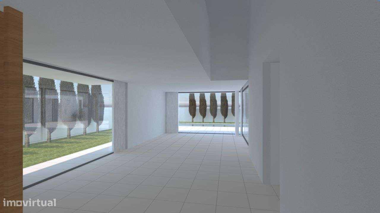 Moradia de linhas modernas em construção-5