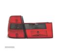 FAROLINS TRASEIROS PARA BMW E34 TOURING 88-95 VERMELHO PRETO - 2