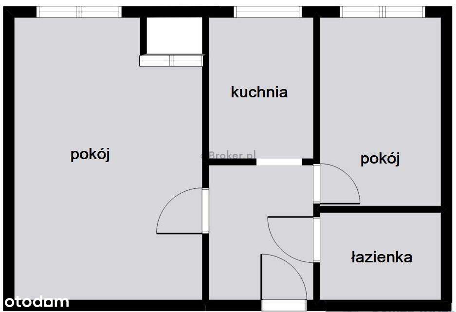 Mieszkanie 36m2 Kraków, ul. Na Szaniec. Osobna, jasna kuchnia, balkon.-7
