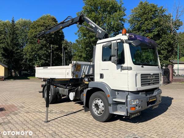 MAN 18.240 TGM wywrotka 3-str. MEILLER, z HDS HIAB 099, manual - 2