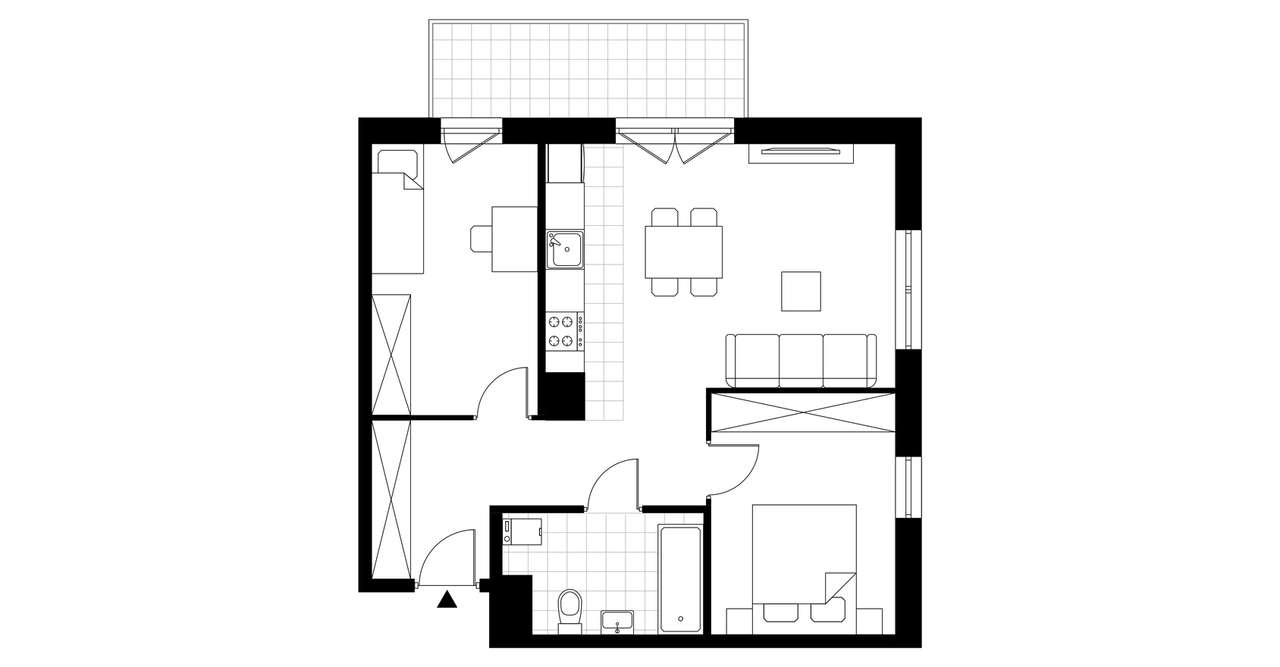 3-pok. mieszkanie 55m²+balkon | gotowe do odbioru - Pełny obrazek: 3/8