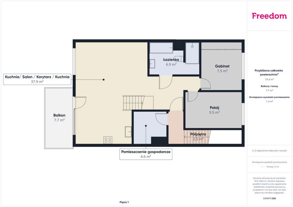 Przestronne 5-pok. mieszkanie z balkonem i fotowol - Pełny obrazek: 4/20
