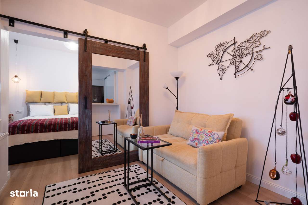 Studio cu dormitor separat, modern si minimalist in zona Expozitiei - Imagine principală: 4/11