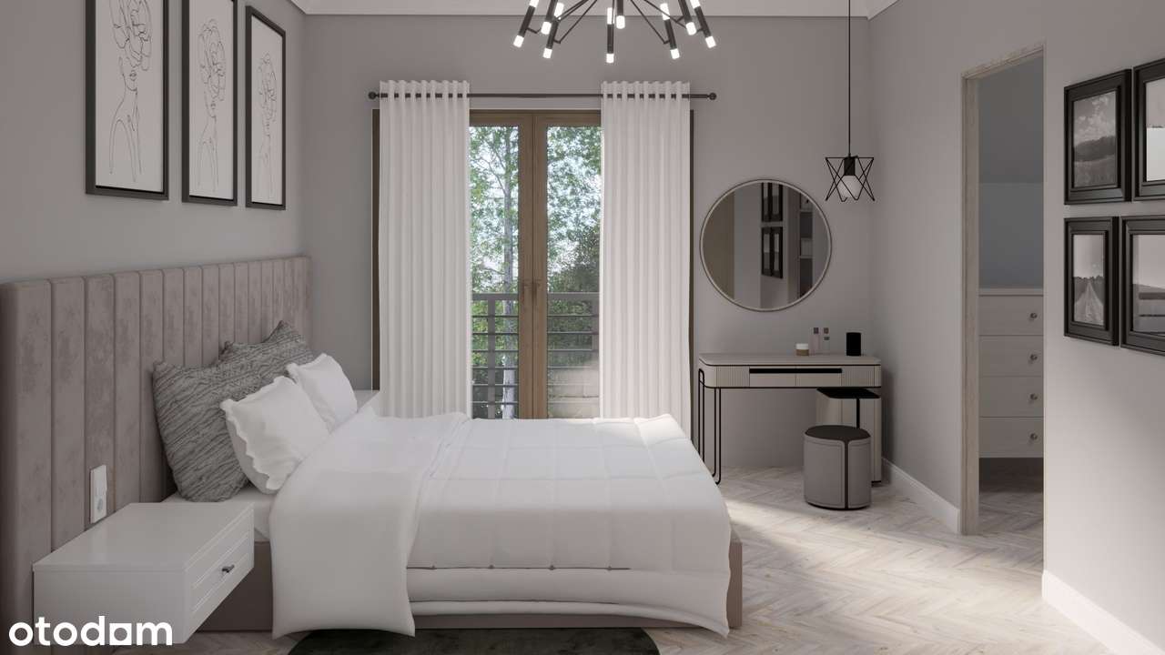 Skrajny segment szeregowca z ogrodem w lesie-6