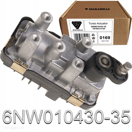 Nastawnik sterownik 6NW010430-35 turbiny BMW: 1, 2, 3, 4, 5, X3, X4 - 2.0 - 2