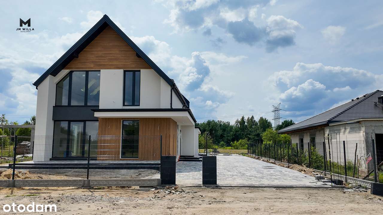 BLIŹNIAK Z ANTRESOLĄ DZIAŁKA 400mkw  WYSOKI STANDARD DUŻE OKNA - Pełny obrazek: 4/17