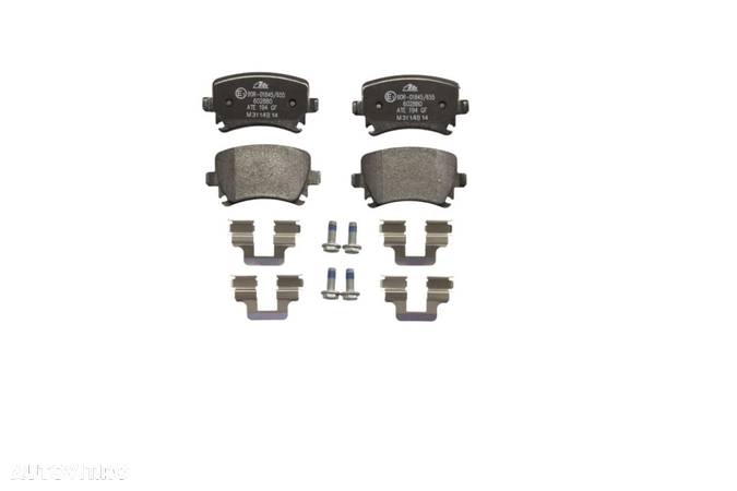 Set placute frana, frana disc spate ATE Volkswagen Crafter, CADDY, GOLF, JETTA, PASSAT, POLO, SHARAN, TIGUAN, TOURAN, TRANSPORTER V - VI 2005 - 2018 Cod 13.0460-2880.2 Piesa noua - 1