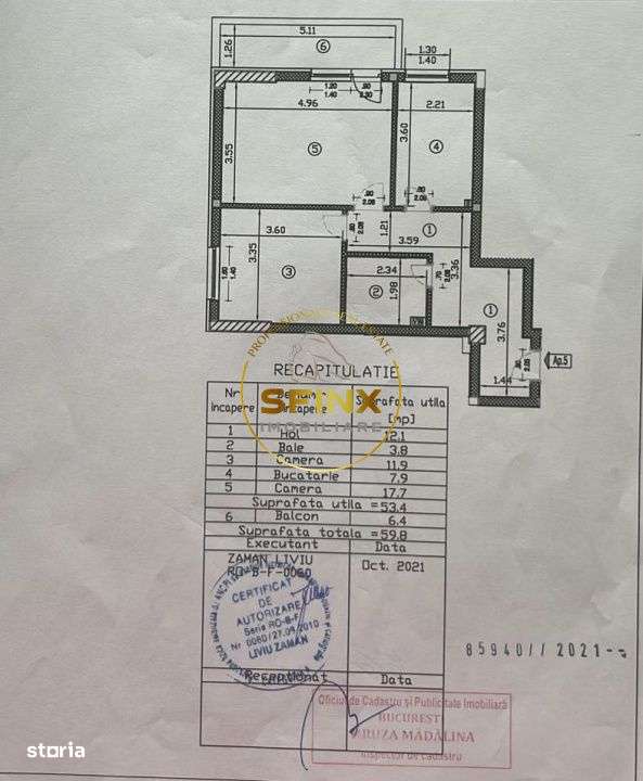 Apartament 2 camere Baicului, centrala termica proprie-7