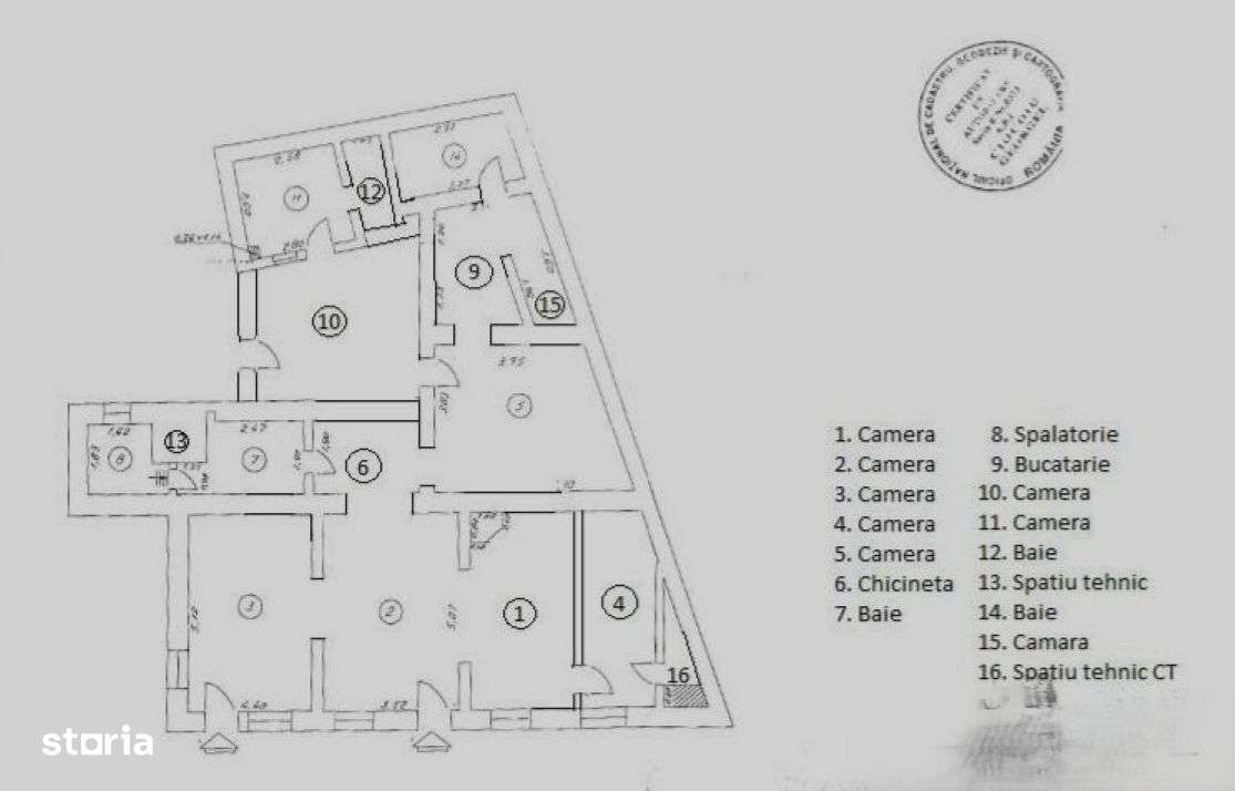 Apartament spațios, 6 camere, parter vilă, 4 min Parcul Carol, 130 mp-17