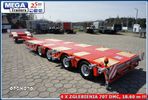 Mega Niskiepodwozie 18.6 m rozsuw,  ZAGŁEBIENIA na 4 koła, MEGA Trailers, Ład. 58 TON !!! - 3