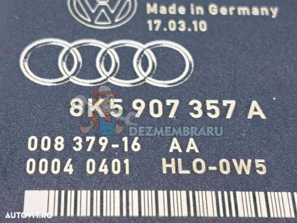 Modul control lumini Audi A4 (8K2, B8) [Fabr 2008-2015] 8K5907357A - 2
