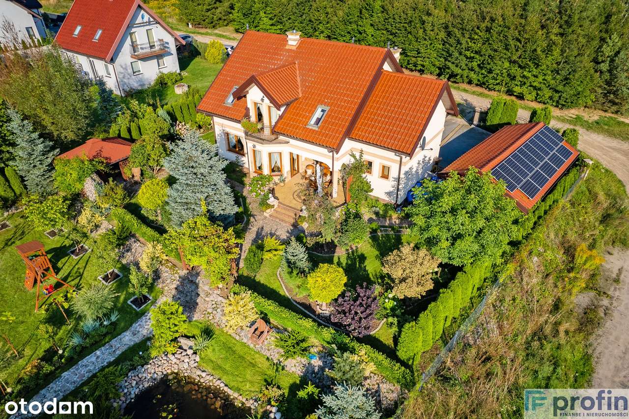 Dom z pięknym ogrodem Kaplityny Olsztyn