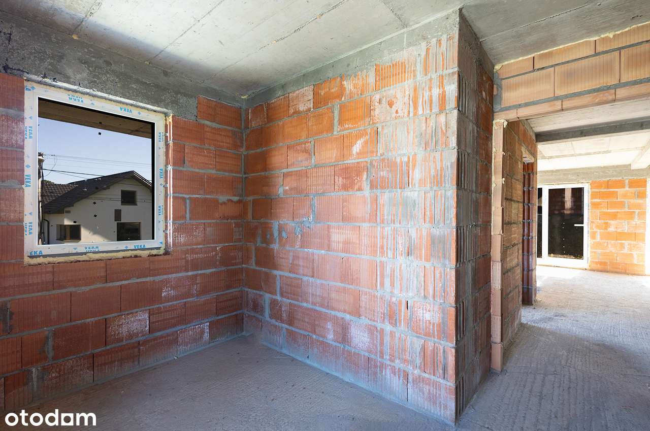 Łapczyca, gm. Bochnia dom wolnostojący + garaż – stan surowy zamknięty-13