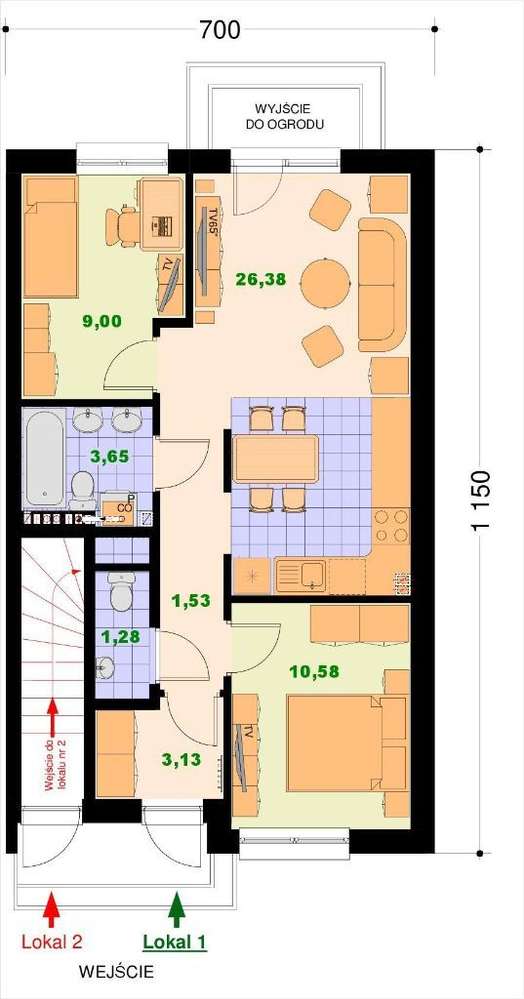 NOWE mieszkania z parkingiem Strzelin-MTB - Pełny obrazek: 5/6