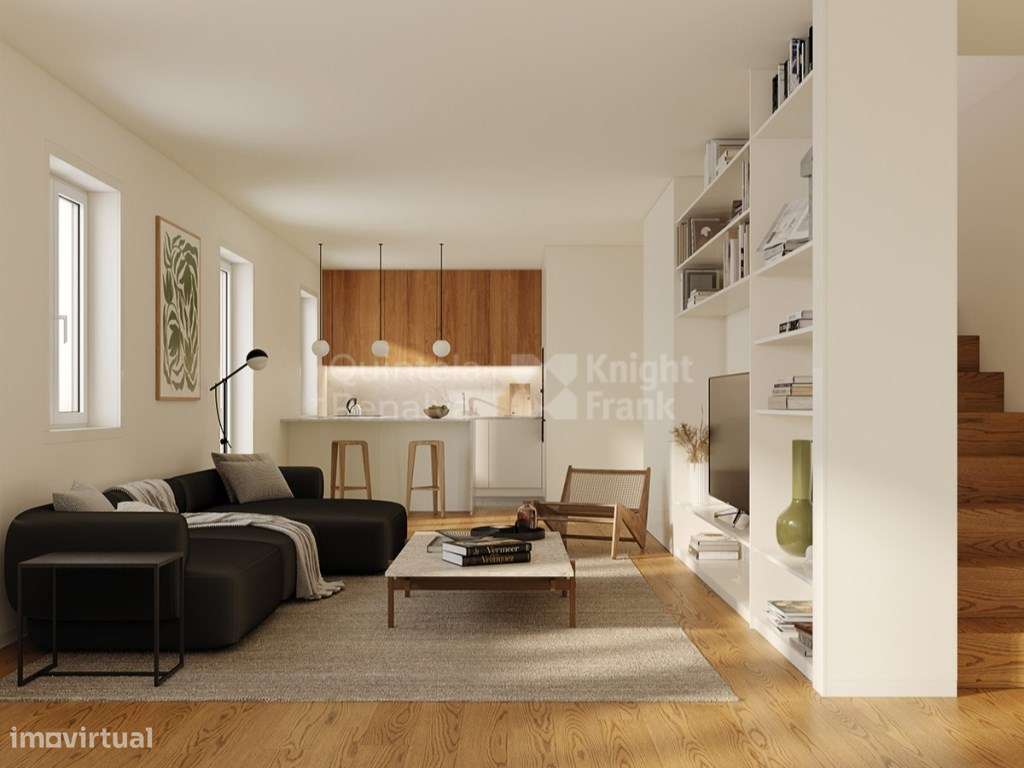 Apartamento T2 Duplex com varanda e garagem no centro do Porto - Grande imagem: 3/24