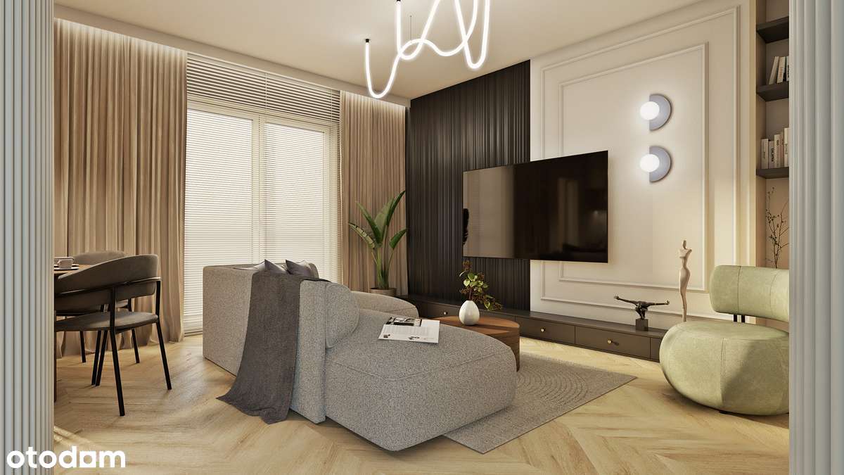 Rodzinne mieszkanie M3 przy parku | PROJEKT GRATIS | Rejtana Park-4