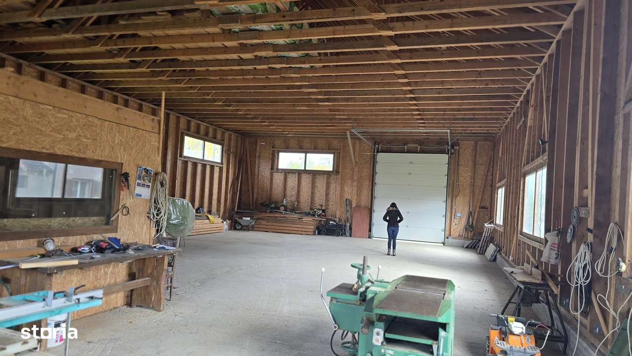 Vand hala structura de lemn 400m +  teren 2000m - Imagine principală: 5/13