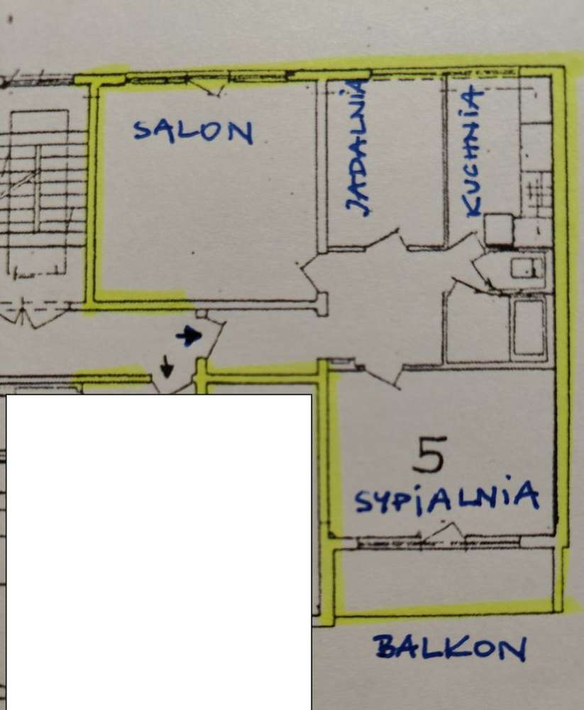 3 pokojowe mieszkanie w stylu klasycznym osiedle S-17