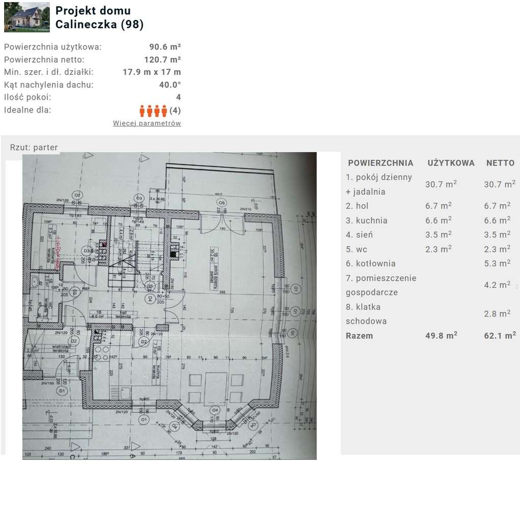 Nieruchomość Zabudowana - 25ar. Dwa budynki! Spokój, Blisko do NS, Las - Pełny obrazek: 5/7
