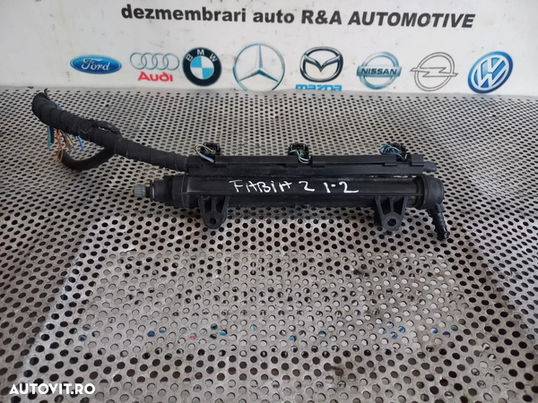 Rampa Injectie Injectoare Injector Skoda Fabia 2 Vw Polo Seat Ibiza 1.2 Benzina Motor CGP - Dezmembrari Arad - 4