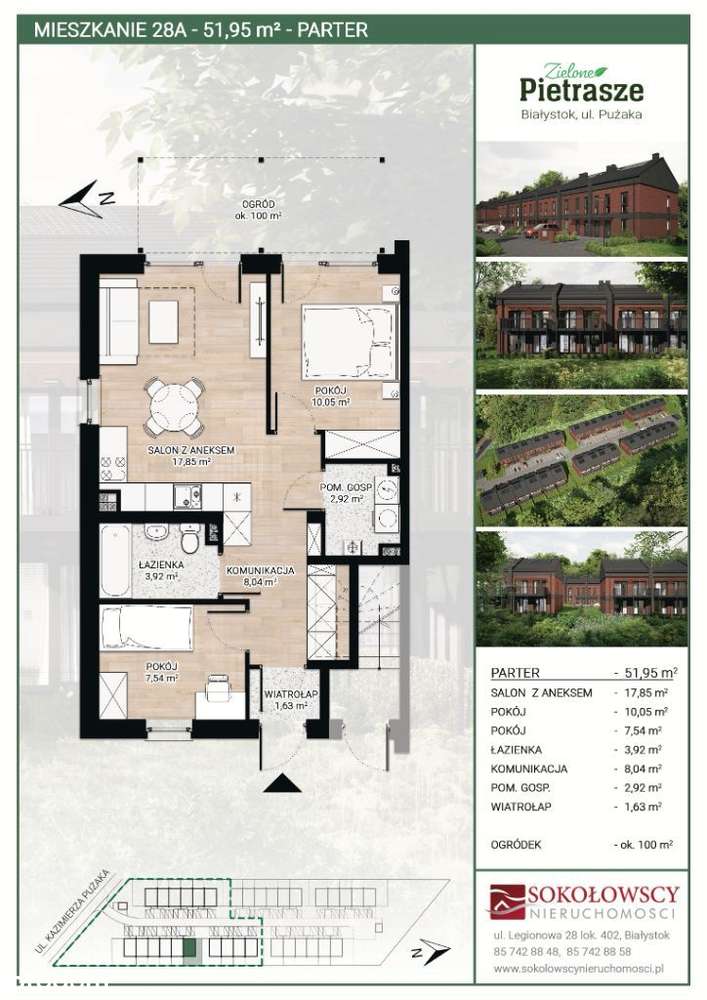 Mieszkanie 51, 95 m, Jaroszówka, ogród 145 m2-8