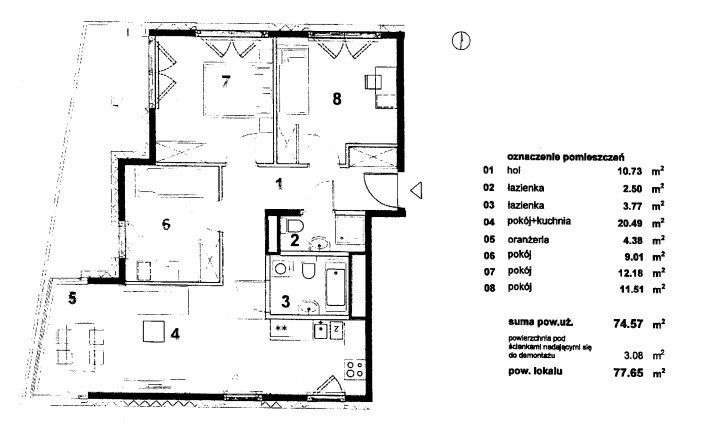 Nowe 4 pokoje 78 m2 ul. J. Nowaka-Jeziorańskiego-11