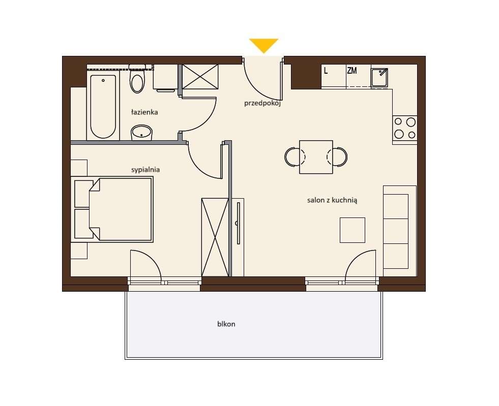 TANIO, Nowe z dużym balkonem, Ikea, Bronowice, Idealne dla pary!-11