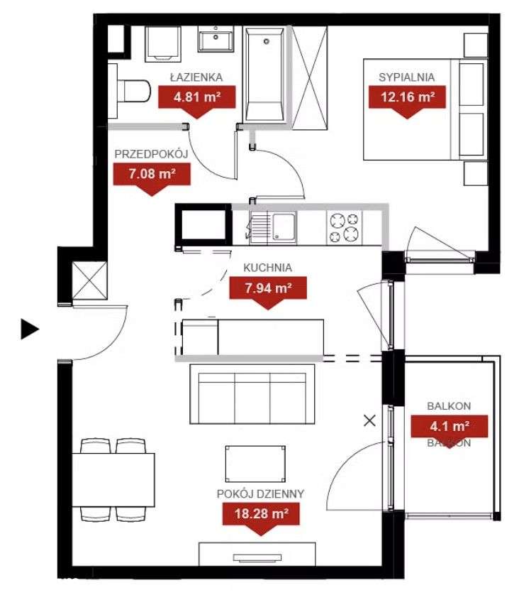 Klimatyczne Jeżyce, 2 pokoje, blisko centrum-0