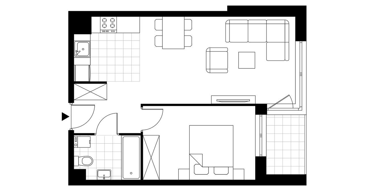 Pilotów 21 | mieszkanie 2-pok. | C/2 - Pełny obrazek: 4/9