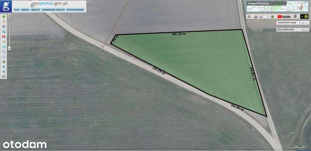 Działka budowlana możliwość budowy 3 domów BRZOZA/Niepruszewo-3