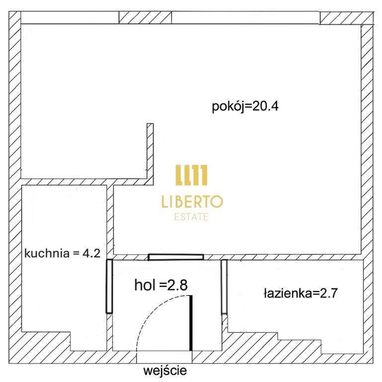 Kawalerka, Śródmieście, ul. Polna-4
