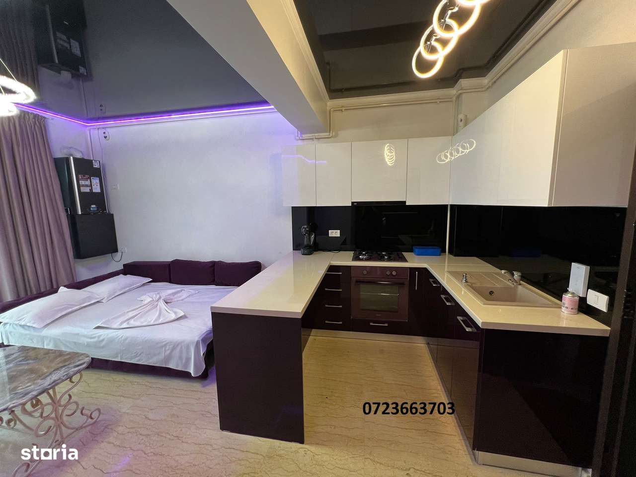 2 camere de inchiriat Building Ștefan Lake 450 euro/ luna - Imagine principală: 2/14