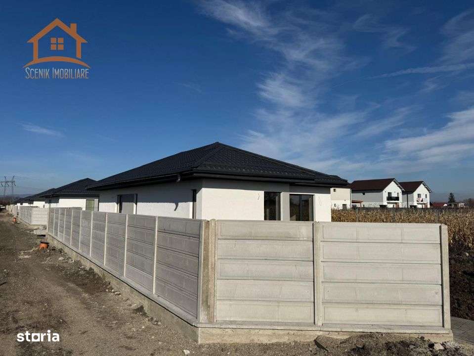 Casa noua, regim parter, mini cartier rezidential in Stupini-12