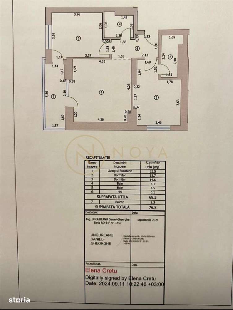 Apartament de 3 camere in Pipera Cortina North-1