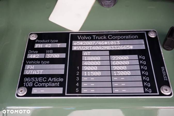 Volvo FH / 500 / EURO 6 / ACC / 4 X 4 / HYDRAULIKA / NISKI / MAŁY PRZEBIEG - 11