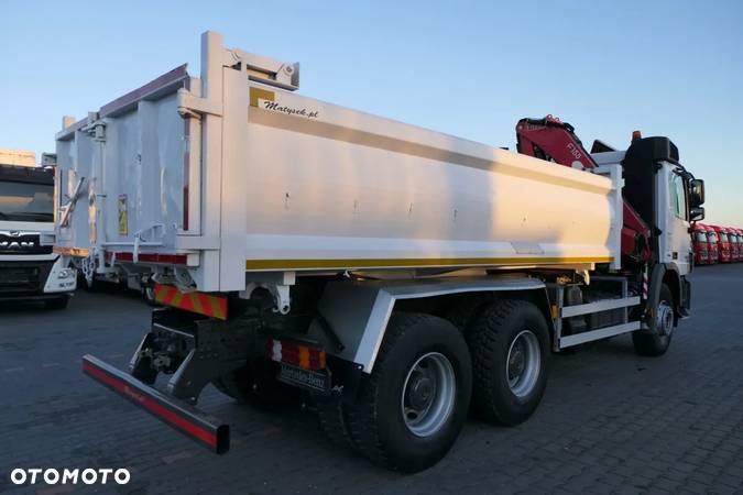 Mercedes-Benz ACTROS 2636 / 6 X 4 / 2 STR WYWROTKA + HDS FASSI F155 / ŁYCHA / HYDROBURTA /  AUTOMAT / - 17