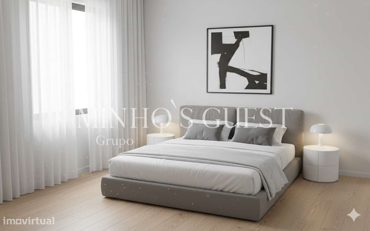 Apartamento T1 totalmente remodelado próximo da UNIVERSIDADE DO MINHO - Grande imagem: 5/7