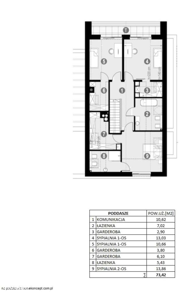Nowoczesna nowa willa Homekoncept 77-19
