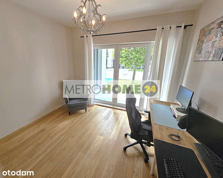 Luksusowy 2 poziomowy apartament z 2 ogródkami,garażem, komórką !-8