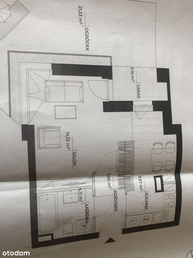 Mieszkanie 1-pokojowe z tarasem i ogrodem obok Galerii Posnania