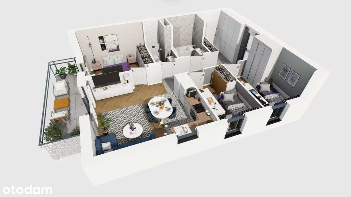 Promocja! - 4-pokojowe Mieszkanie 65,27 m²,Gliwice-4